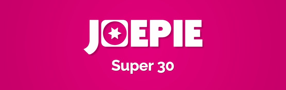 Joepie Super 30 hitnoteringen 2025